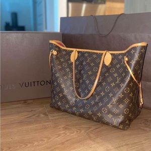 Louis Vuitton Monogram Neo Neverfull GM Pivoine